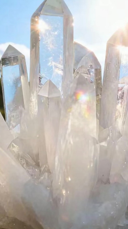 Pointes de quartz